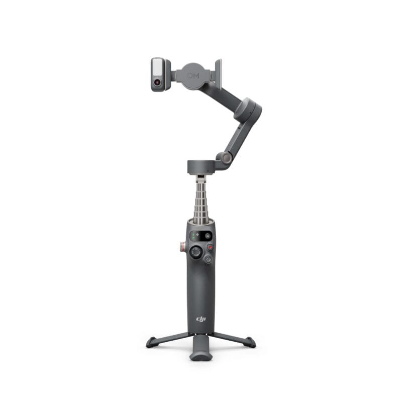DJI Osmo Mobile 7P gimbal front view on white background